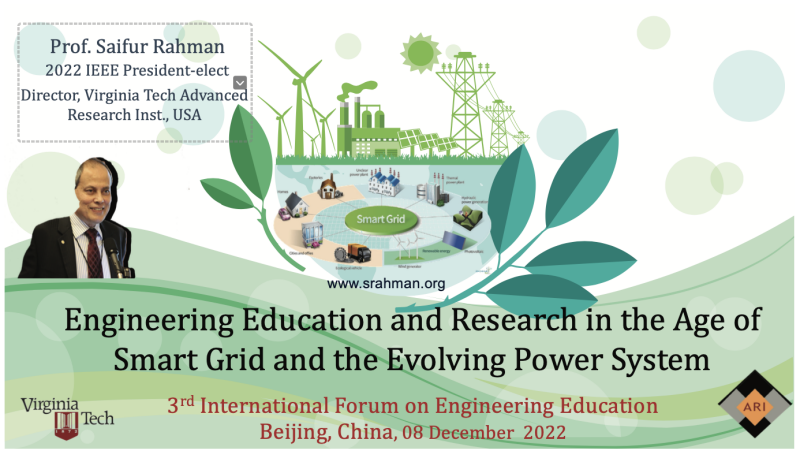 Engineering Education and Research in the Age of Smart Grid and the Evolving Power System